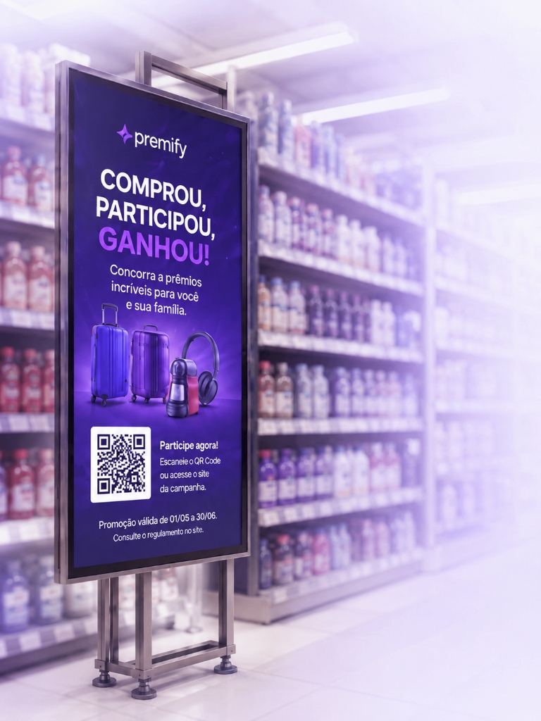 Totem digital PDV Premify